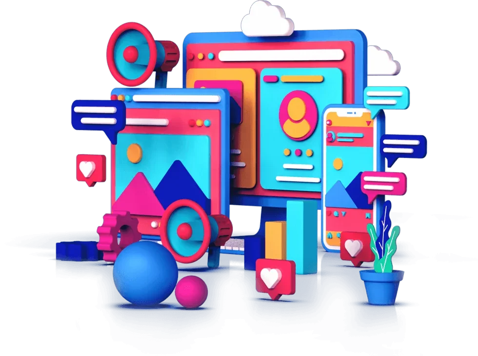Digital marketing — original website imagery
