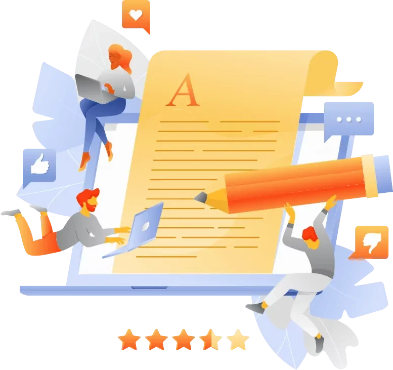 Creative copywriting — original website imagery
